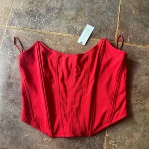 Anthropologie corset top